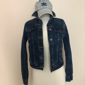 J. crew Indigo Denim Jacket ( Rare item must have)
